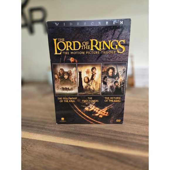 Lord of the Rings‎ Trilogy DVD Widescreen Edition Fellowship Two Towers Return - Picture 1 of 13